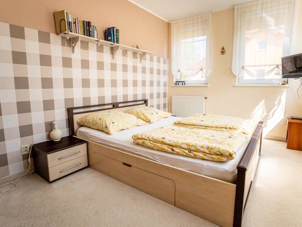 Apartament Kapitański sypialnia