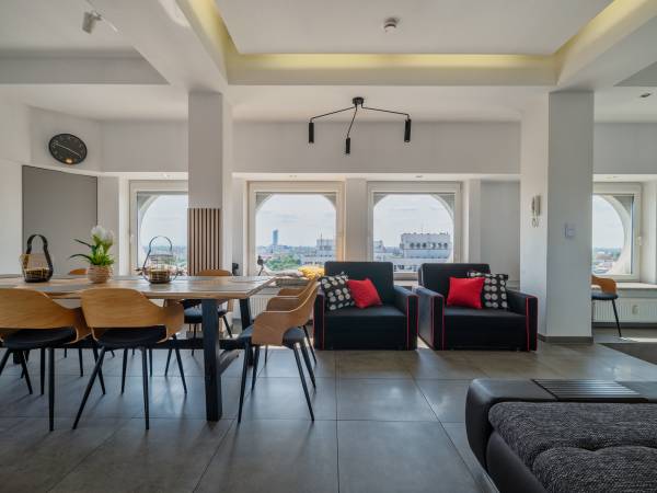 Penthause 110 mkw na dachu Wrocławia