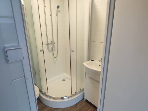 Toaleta w domku letniskowym