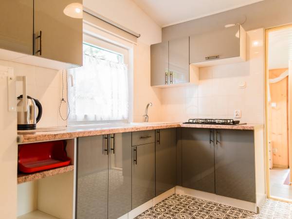 Kuchnia w domku 6 osobowym