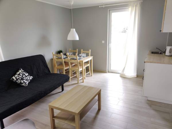 apt dwupokojowy z 2 tarasami