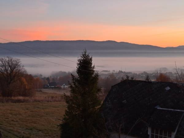 widok z górnego tarasu