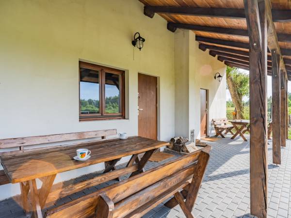 Taras przed apartamentami 