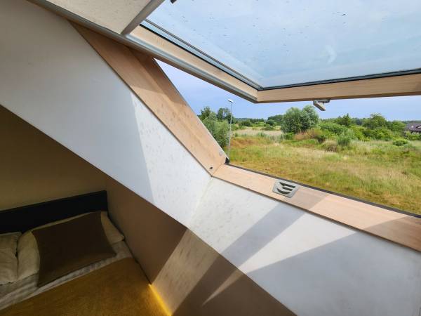 Widok z pokoi nr 5 i 7.