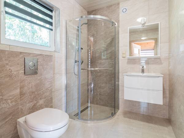 łazienka w nowym domku