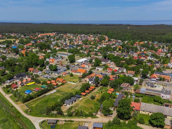 widok na posesję z góry