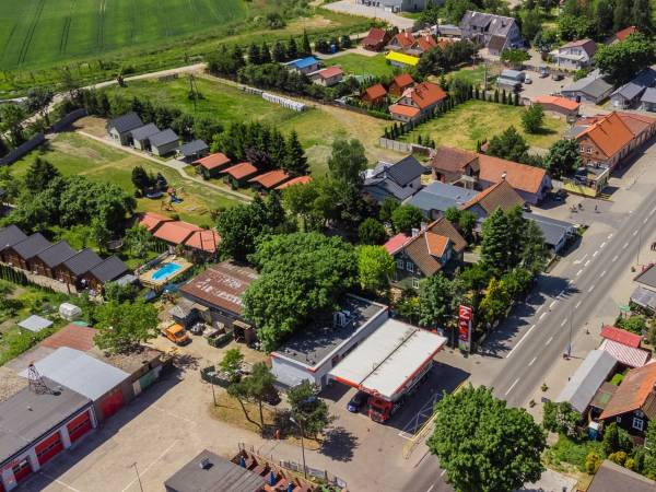 widok z góry, od ulicy Gdańskiej