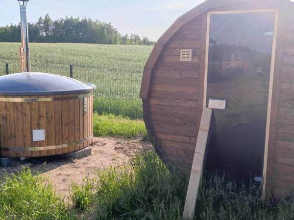 Balia z jacuzzi oraz sauna