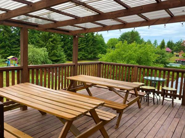 taras górny przy pokojach