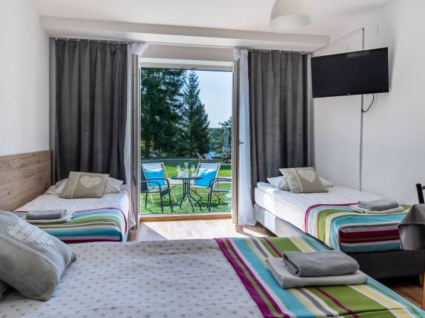 Mazury Ruciane Tarasy Ośrodek Wypoczynkowy nad jeziorem 