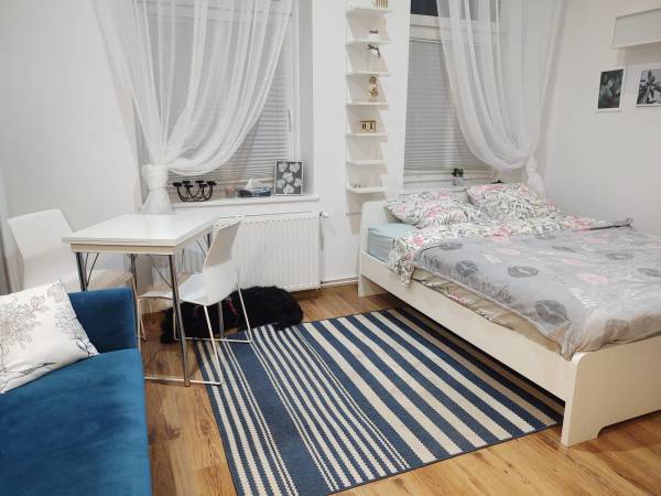 Apartament Arkadia Park 4 osobowy z aneksem z widokiem na park, 5 min pieszo do morza. Parter.