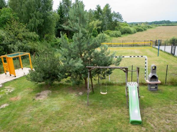 Widok z tarasu domku 8-osobowego