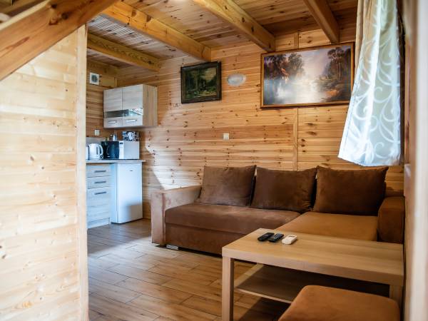 Domek - salon z aneksem kuchennym