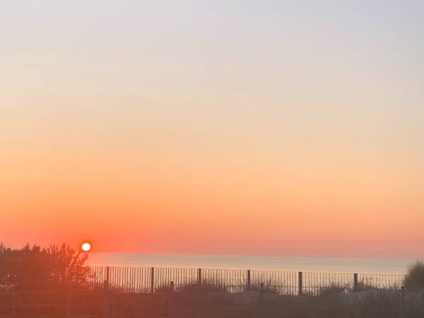 wieczorny widok z tarasu 