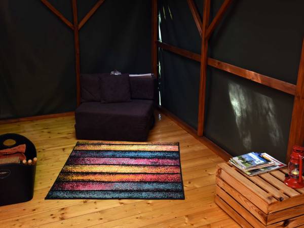 glamping 4-os. (luksusowy namiot) z sauną i kominkiem