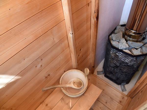 glamping 4-os. (luksusowy namiot) z sauną i kominkiem