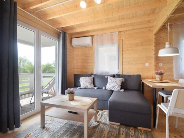 salon z wyjściem na taras 