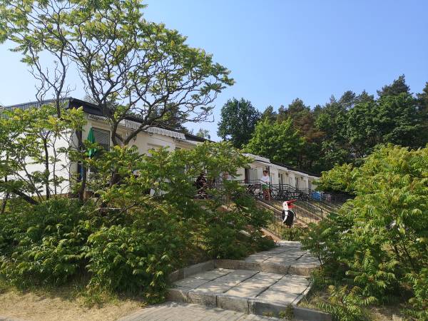 Widok pawilonu od strony wschoniej