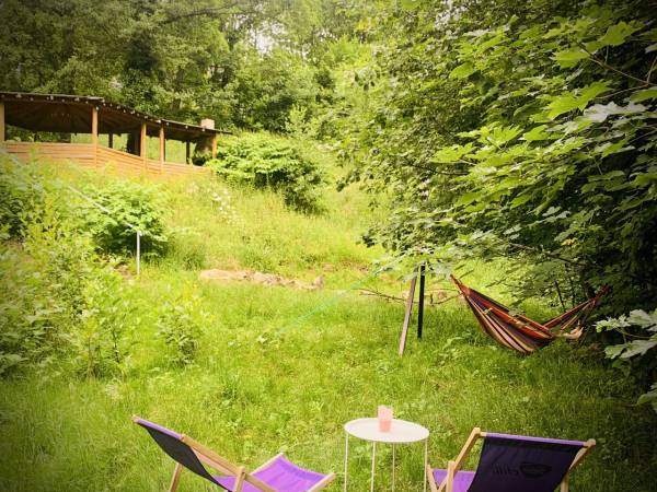 Strefa relaksu: hamak i leżaki