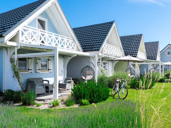 Domki Komfort z nasłonecznionym tarasem