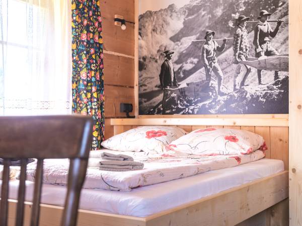 Sypialnia w apartamencie Kapelusz