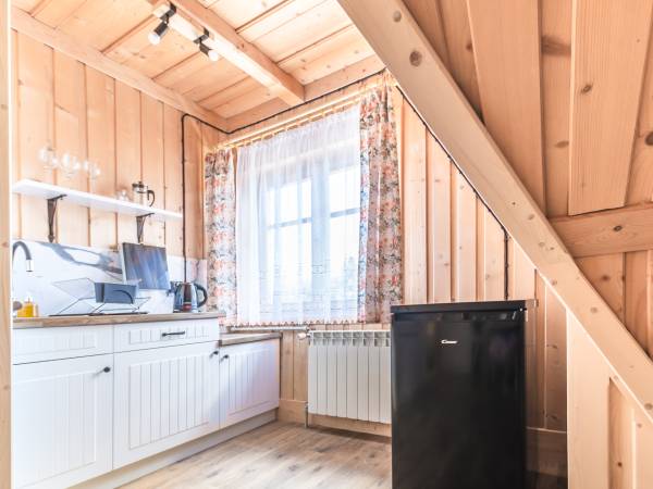 Aneks kuchenny w apartamencie Wierchy