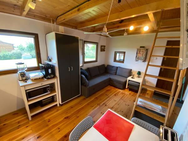 domek zachodni - wnętrze