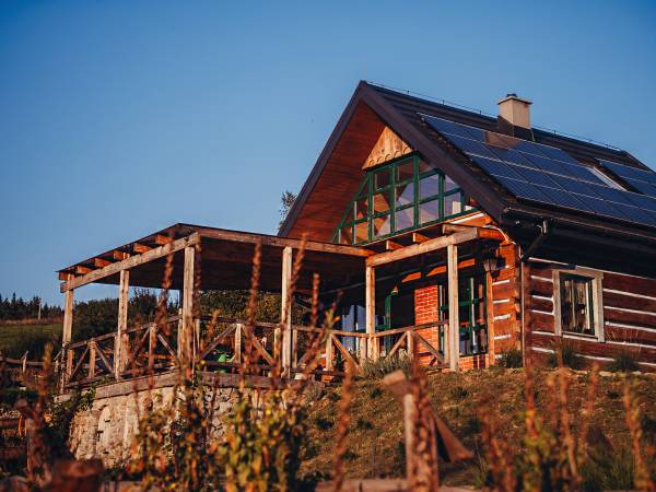 Całoroczny Domek z widokiem na jezioro