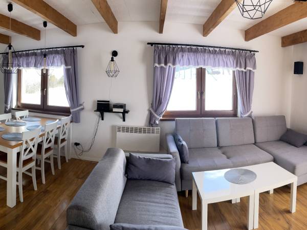 Salon w domku 6 osobowym