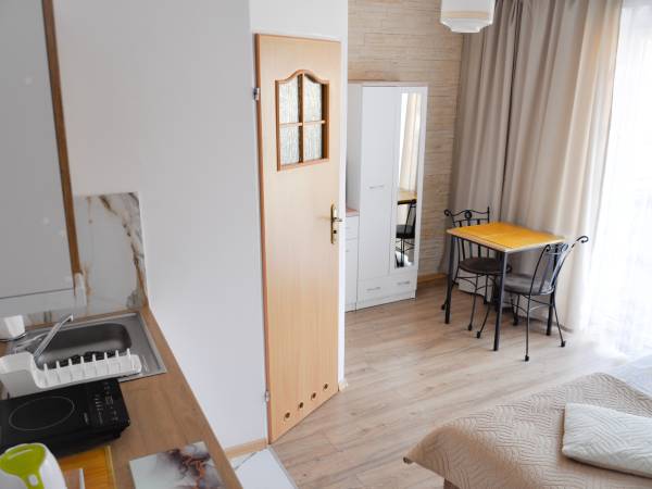 APARTAMENT 2 OSOB. 1 POK.Nr.6 z własnym Balkonem oraz Mini Kuchnią