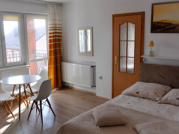 APARTAMENT 2 POK. 4 OSOB. NR.7 z KRYTĄ LOGGIĄ oraz MINI KUCHNIĄ