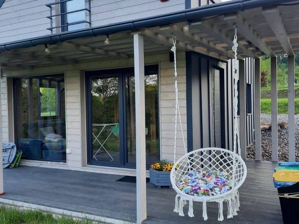 taras z widokiem na Góry Sowie