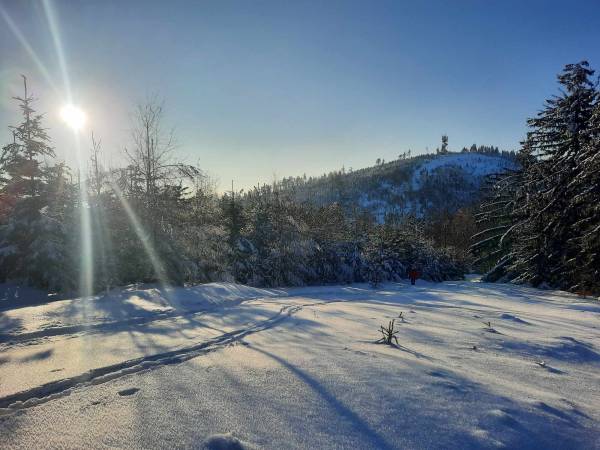 widok a szczyt Spiczak