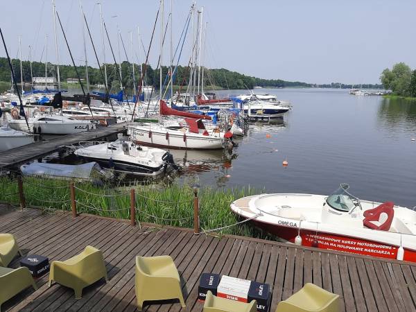 Pmosty rekreacyjne nad Jeziorakiem