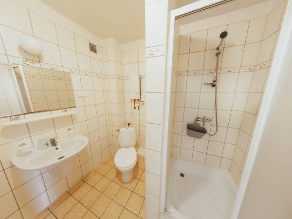 Pokój 4 osobowy z łazienką, lodówka i TV