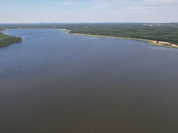 Jezioro z lotu ptaka