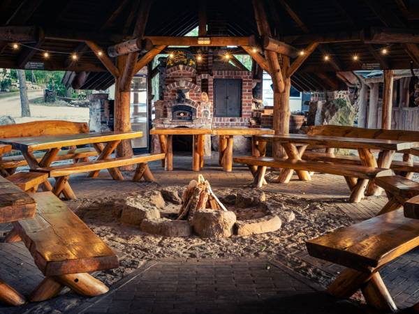 Wiata na grilla i ognisko