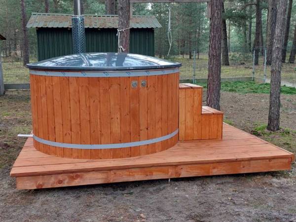 Domek pod Sosnami Całoroczny z Balią Ogrodową