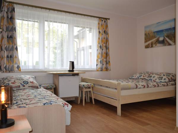 Duży pokój 3 osobowy.