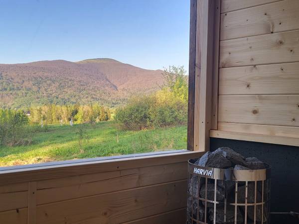 widok z sauny