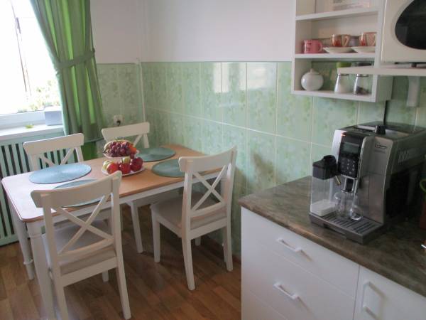 kuchnia apartamentu na piętrze