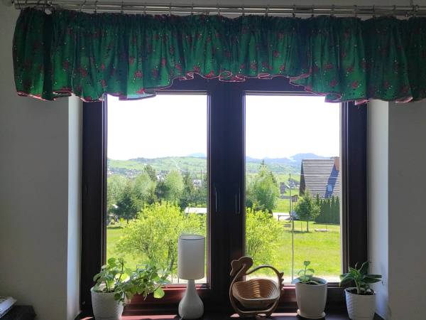 A rano kawa i miły widok na okolicę