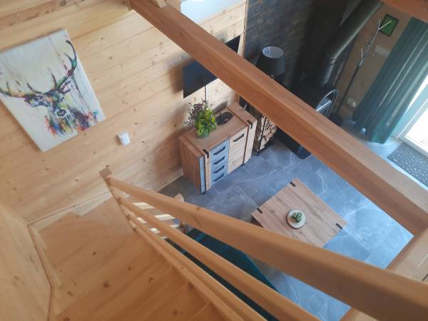 Domek przy lesie na Roztoczu