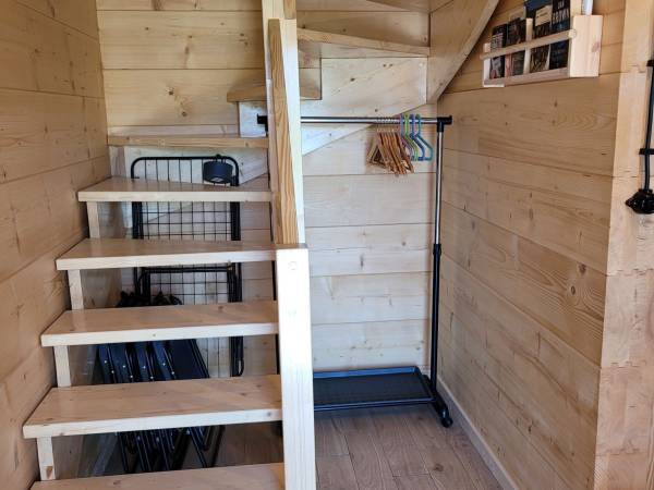 Schody/ domek nr 1/ domek nr 2