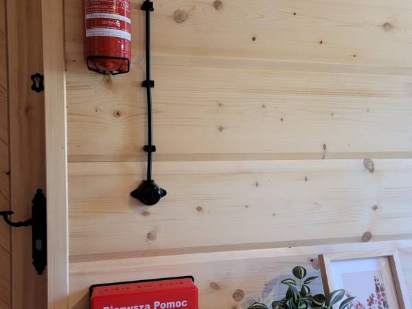 Wyposażenie/ domki/ gaśnica/ apteczka