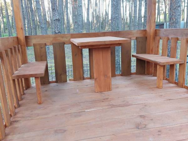 Domek pod Sosnami Całoroczny z Balią Ogrodową