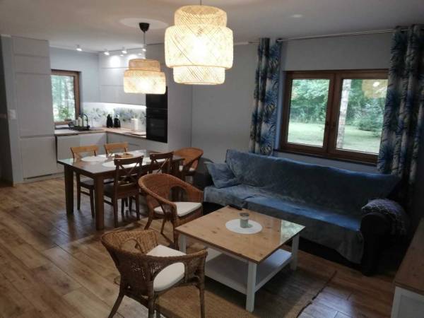 Pomorska 11 b salon z kominkiem