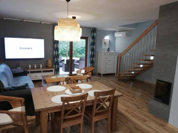 Pomorska 11 b salon z kominkiem 