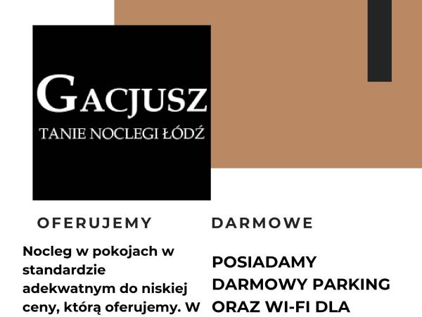 Gacjusz oferta 