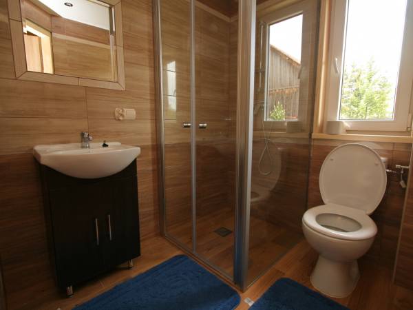 Łazienka domek 7 osobowy